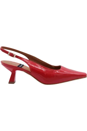 Angel alarcon Sko, Dame, Rød, 40 EU, Slingback Sandaler til Salsa Dans