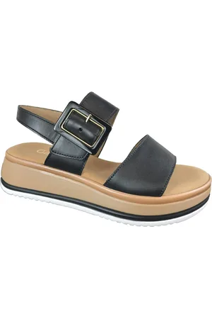 Gabor Sko, Dame, Sort, 38 EU, Uld, Stilfuld Sandal til Kvinder