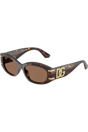 Dolce & Gabbana Tilbehør, Dame, Brun, 55 MM, Designer Solbriller Dg4502 i Brun