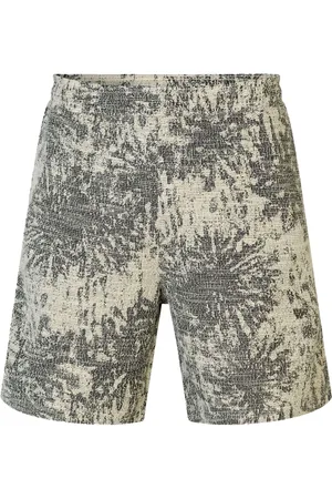 Samsøe Samsøe Shorts, Herre, Flerfarvet, XL, Bomuld, Højtaljet Regular Fit Shorts