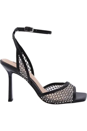 Lola Cruz Sko, Dame, Sort, 37 EU, Uld, Brun Sandal med Stilfuldt Design