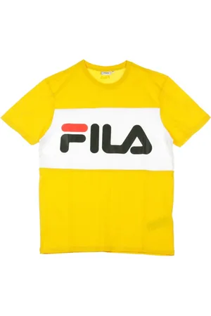 Fila Top, Herre, Gul, XL, Citrus hvid T-shirt til mænd