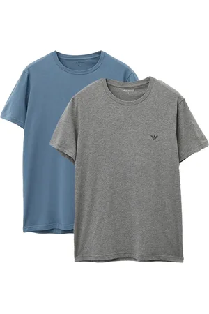 Emporio Armani Top, Herre, Flerfarvet, M, Bomuld, Multifarvet Bomuld T-shirt Pakke