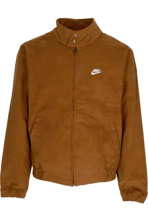 Nike Jakke, Herre, Brun, M, Bomuld, Corduroy Harrington Jakke British Tan/White
