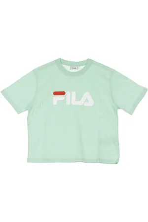 Fila Top, Dame, Grøn, L, Mist Cropped Tee til kvinder