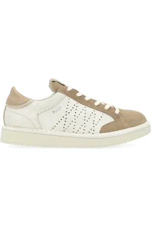 Panchic Sko, Herre, Hvid, 45 EU, Bomuld, Ivory og beige ruskind sneaker model P01