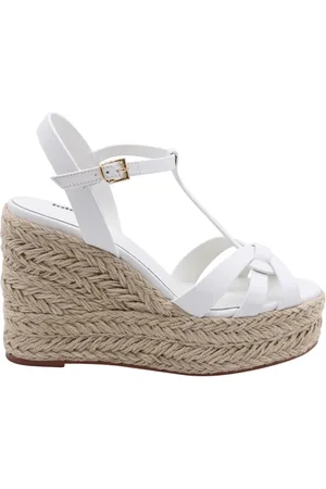 Lola Cruz Sko, Dame, Hvid, 39 EU, Smaragdgrønne Sandaler
