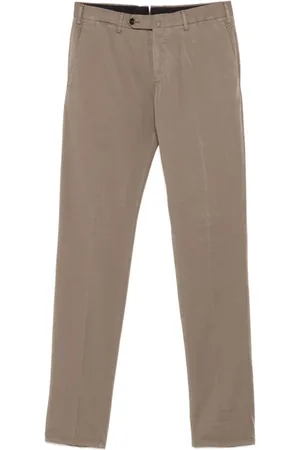 PT Torino Bukser, Herre, Brun, XL, Slim Fit Casual Bukser