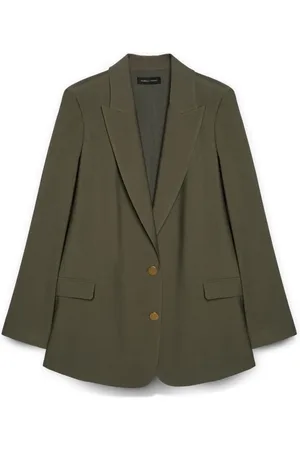 Fiorella rubino Jakke, Dame, Grøn, XL, Blazer med knapper