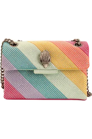 Kurt Geiger Taske, Dame, Flerfarvet, ONE SIZE, Uld, Stilfuld Crossbody Håndtaske