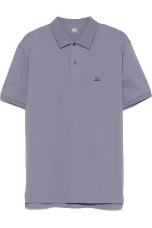 C.P. Company Top, Herre, Lilla, 3XL, Bomuld, Logo Polo Shirt
