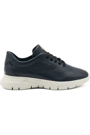 Frau Sko, Dame, Blå, 38 EU, Læder, Blå Bløde Læder Sneakers