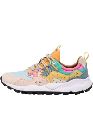 Flower Mountain Sko, Dame, Flerfarvet, 37 EU, Multifarvede Ruskind Sneakers