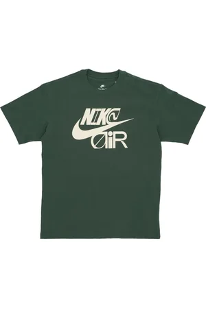 Nike Top, Herre, Grøn, XL, Uld, Air Graphic Tee Sportswear T-Shirt