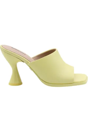 Lola Cruz Sko, Dame, Gul, 39 EU, Uld, Beige Muldyr Sandaler