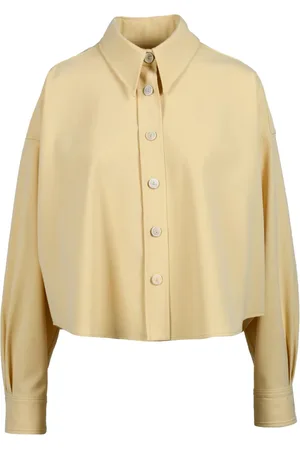 Fabiana Filippi Jakke, Dame, , M, Polyester, Elegant Skjorte med Polyesterblanding