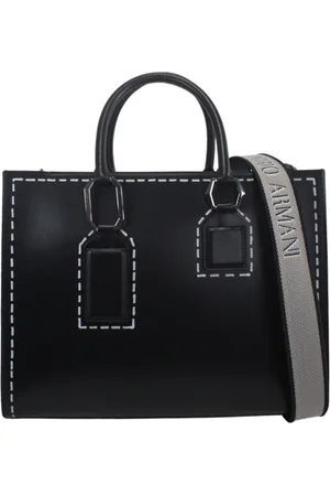 Emporio Armani Taske, Dame, Sort, ONE SIZE, Læder, Faux læder dame taske med frontlogo