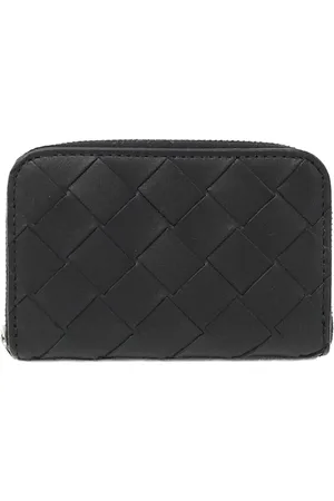 Bottega Veneta Tilbehør, Herre, Sort, ONE SIZE, Pung med lynlås og møntpung