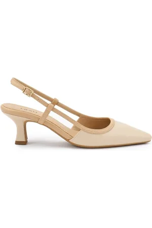 Frau Sko, Dame, , 35 EU, Læder, læder slingback med kontrastprofiler