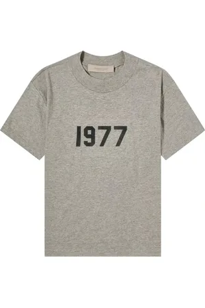 FEAR OF GOD Top, Herre, Grå, S, 1977 T-shirt Lys Havregryn