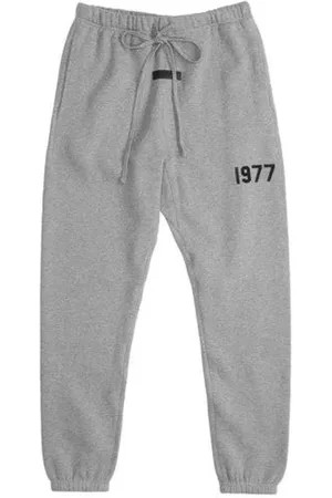 FEAR OF GOD Bukser, Herre, Grå, M, Uld, Mørk Havregryn Stilfulde Sweatpants