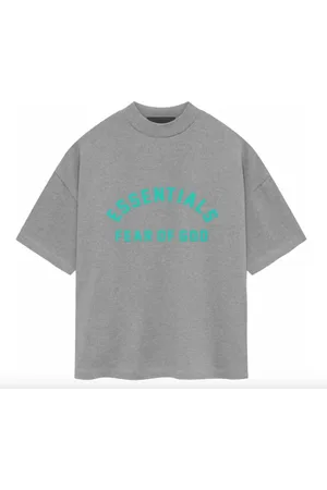FEAR OF GOD Top, Herre, Grå, S, Uld, Mørk Heather Grey Heavy T-shirt