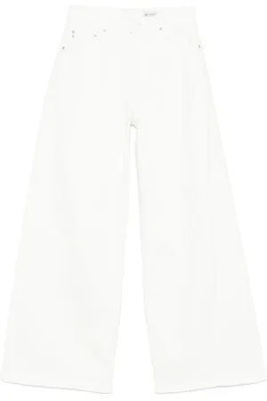 Adriano Goldschmied Jeans, Dame, Hvid, W29, Uld, Hvid Helsinki Stilfulde Jeans