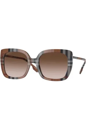 Burberry Tilbehør, Dame, Brun, 54 MM, Brun Ramme Solbriller