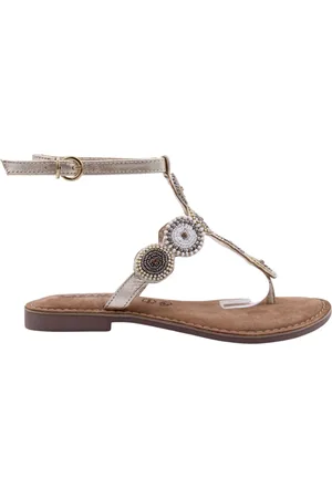 Lazamani Sko, Dame, Hvid, 38 EU, Uld, Stilfuld Sandal til Moderne Liv