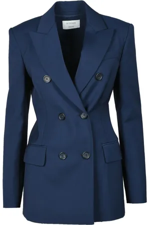 Sportmax Jakke, Dame, Blå, S, Uld, Jakke