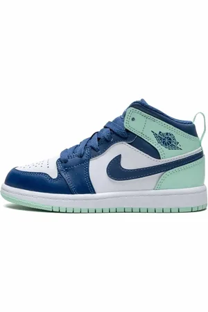 Jordan Sko, unisex, Blå, 22 EU, Blå Mynte Mid Sneaker