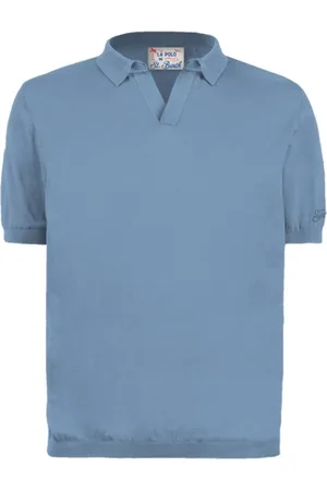 MC2 SAINT BARTH Top, Herre, Blå, XL, Uld, Stilfulde Toppe og Polos