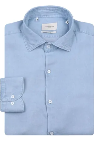 BROOKSFIELD Skjorte, Herre, Blå, 4XL, Lysblå Skjorte til Mænd