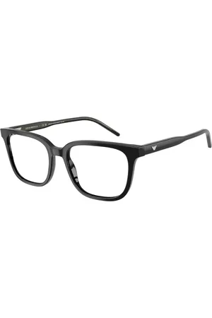 Emporio Armani Tilbehør, Herre, Sort, 52 MM, Uld, Stilfulde Briller Ea3258 i Sort
