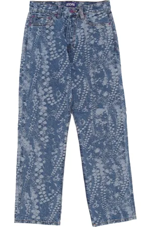 Octopus Jeans, Herre, Blå, W29, Denim, Løse Denim Jeans Lyseblå