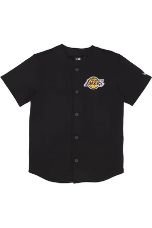 New Era Sport, Herre, Sort, XL, Uld, Lakers Logo Jersey Jakke Sort/Lilla