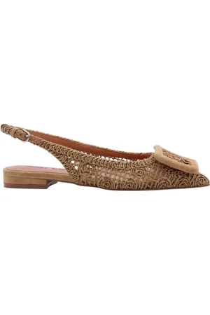 Bibi Lou Sko, Dame, Brun, 39 EU, Uld, Stilfulde Slingback Sko til Kvinder