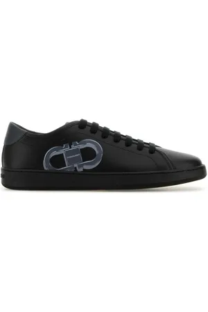 Salvatore Ferragamo Sko, Herre, Sort, 38 1/2 EU, Uld, Stilfulde Sneakers til Mænd og Kvinder