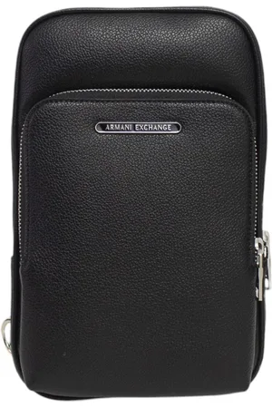 Armani Exchange Taske, Herre, Sort, ONE SIZE, Læder, Eco-læder Crossbody Taske