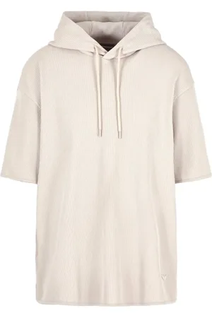 Emporio Armani Sweathshirts & Hoodies, Herre, , S, Bomuld, Kortærmet hættetrøje med frontlogo