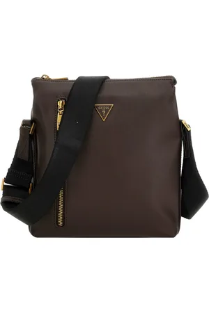 Guess Taske, Herre, Brun, ONE SIZE, Læder, Eco-læder herre crossbody taske