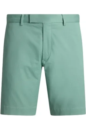 Ralph Lauren Shorts, Herre, Grøn, W33, Bomuld, Slim Fit Stretch Chino Shorts