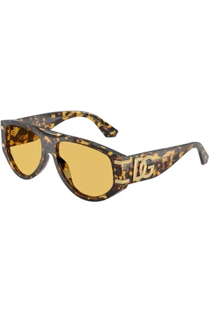Dolce & Gabbana Tilbehør, Dame, Brun, 57 MM, Uld, Stilfulde solbriller i trendy design