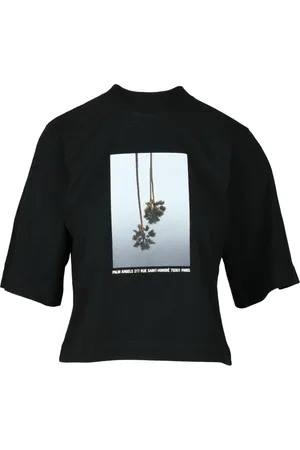 Palm Angels Top, Dame, Sort, S, Bomuld, Tshirt