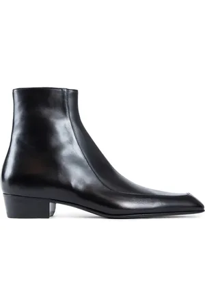 Saint Laurent Sko, Herre, Sort, 40 EU, Læder, Augustin Ankelstøvler Læder Mænd