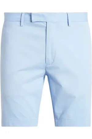 Ralph Lauren Shorts, Herre, Blå, W38, Bomuld, Slim Stretch Chino Shorts