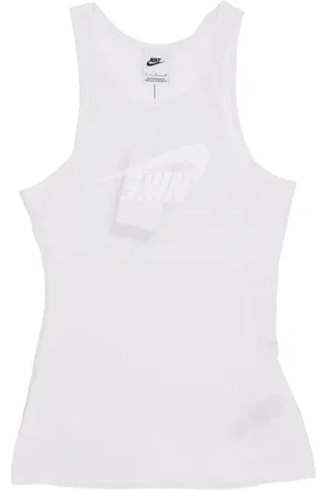 Nike Top, Dame, Hvid, M, Bomuld, Rib Dance Tank Top Sail