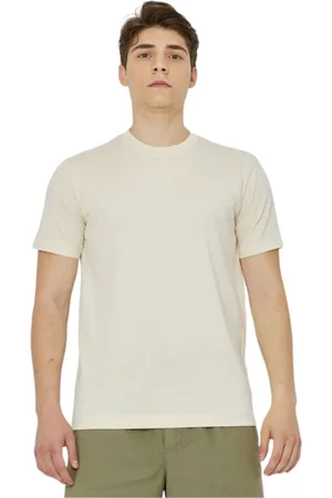 John Richmond Top, Herre, Hvid, S, Bomuld, Bomuld T-shirt med Frontlogo