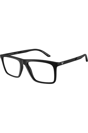 Emporio Armani Tilbehør, Herre, Sort, 53 MM, Uld, Stilfulde Briller Ea3253 Sort