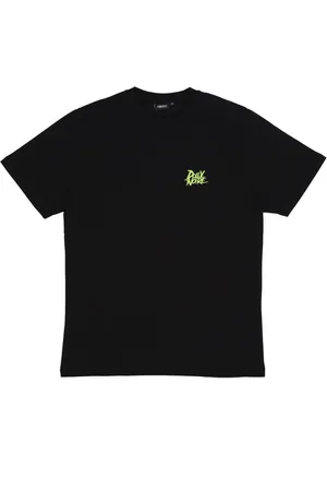 DOLLY NOIRE Top, Herre, Sort, S, Bomuld, Sort Mediolanum Tee med Screen Printing